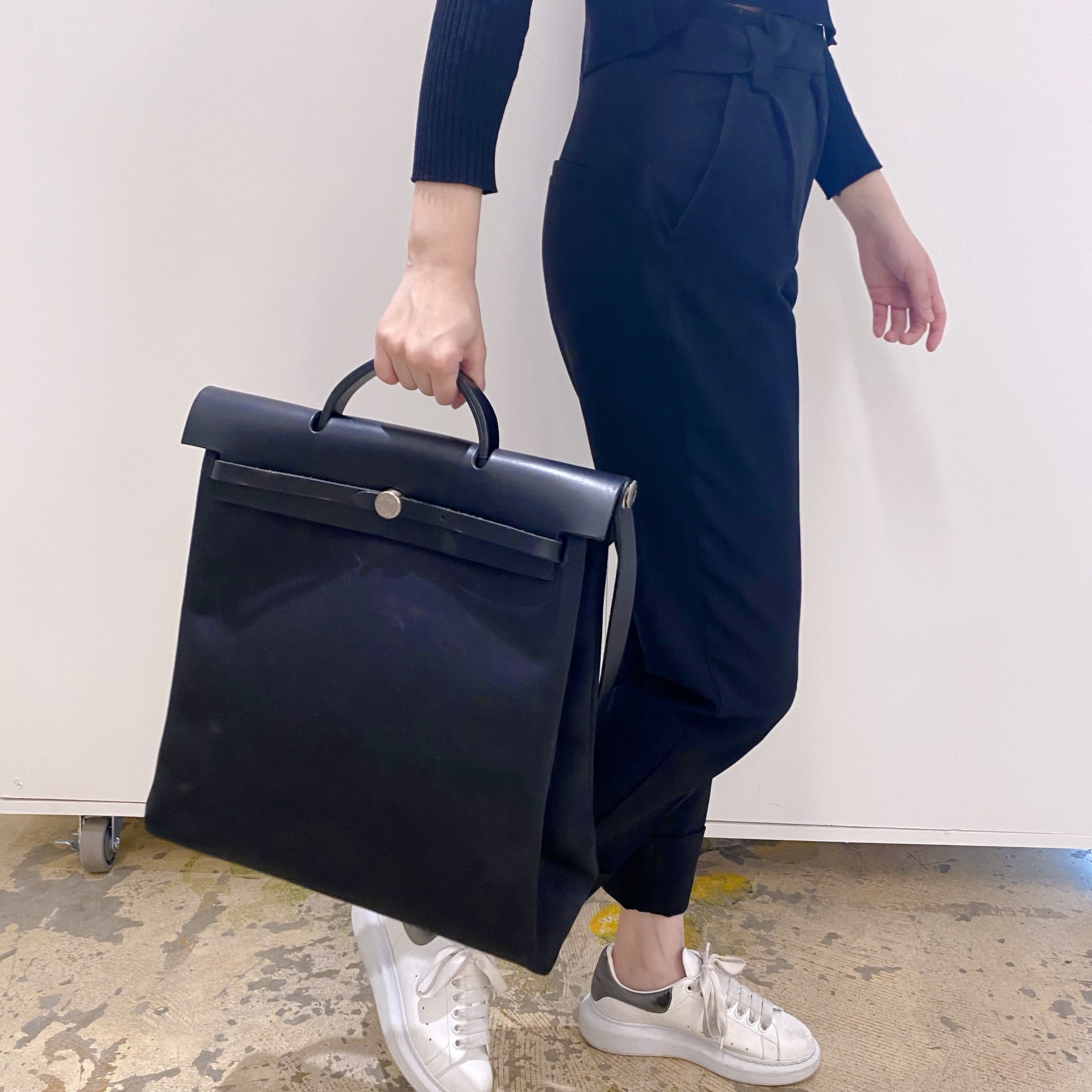 Hermes black herbag