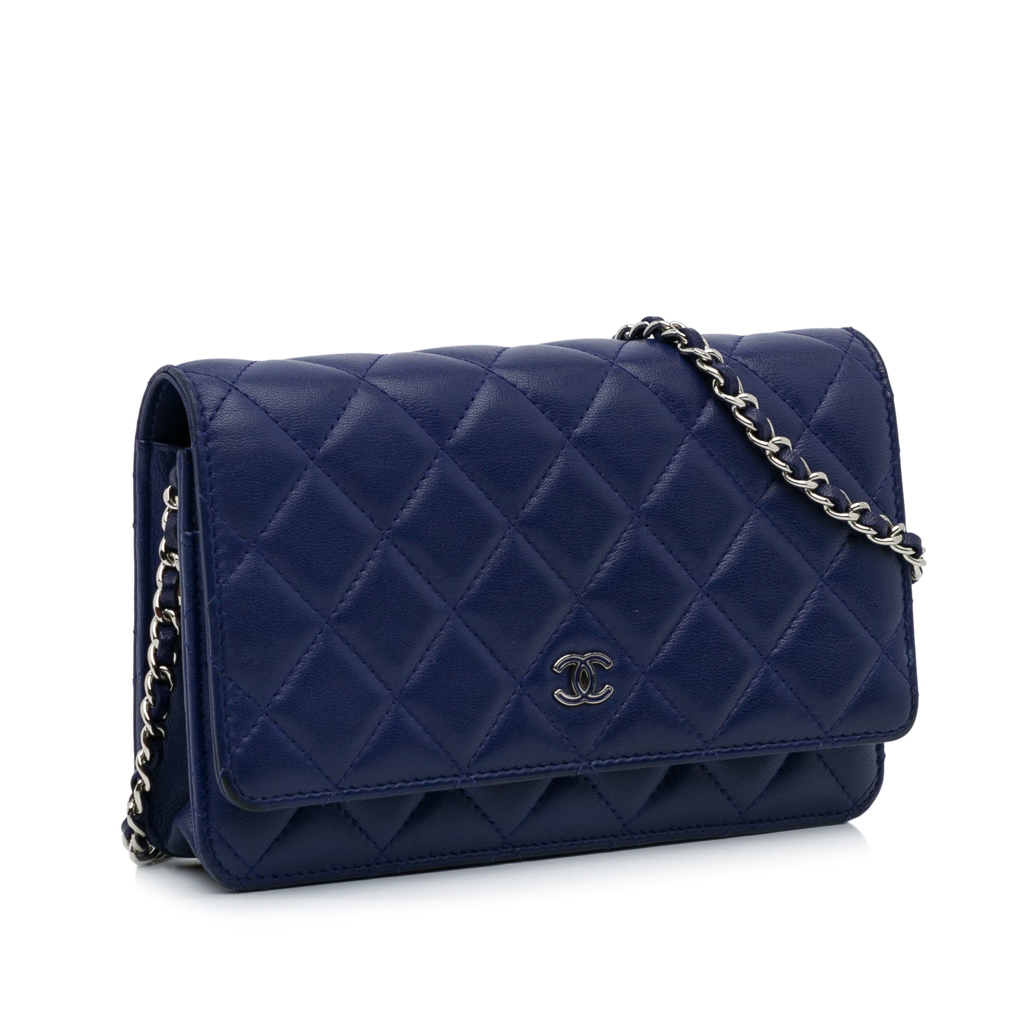 CHANEL - CC Quilted Lambskin Wallet On Chain Crossbody Bag