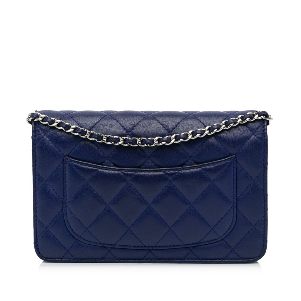 CHANEL - CC Quilted Lambskin Wallet On Chain Crossbody Bag