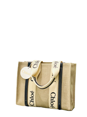 Chloe Bicolor Woody Medium Bag