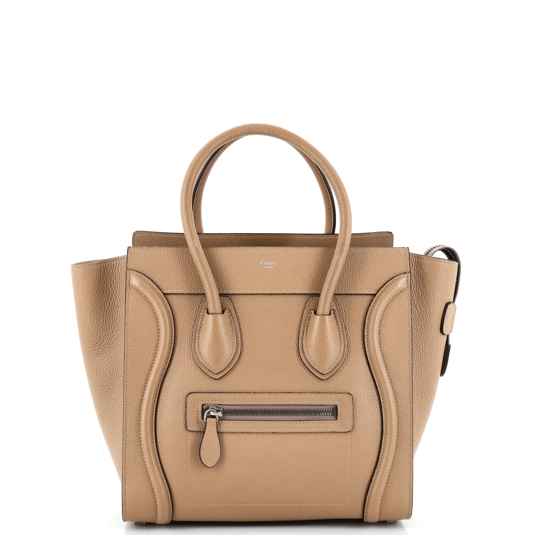 Celine Luggage Bag Grainy Leather Micro
