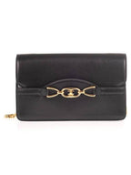 CELINE Chain Wallet Cross Bag Black
