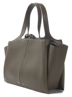 CELINE Trifold Medium Tote Bag Mosgreen