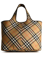 Burberry Check Medium Tote Bag Sand