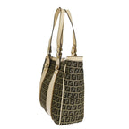 Fendi Zucchino  Canvas Shoulder Bag ()