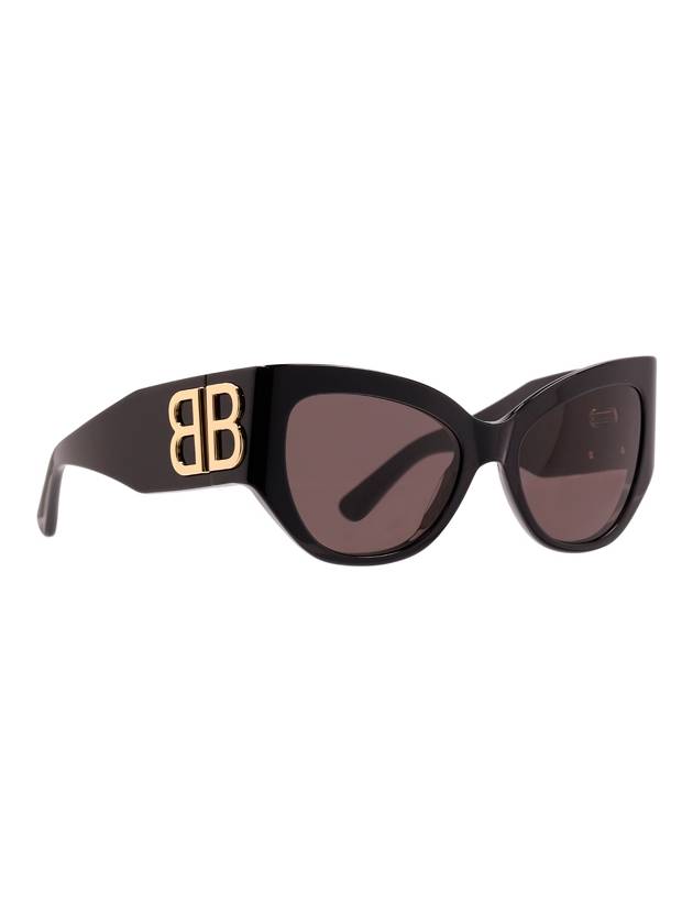 Balenciaga BB Logo Cat-Eye Sunglasses Black