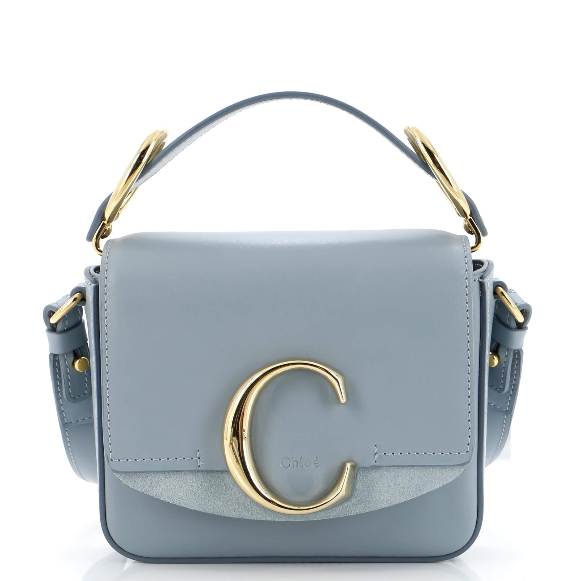Chloe C Flap Bag Leather Mini