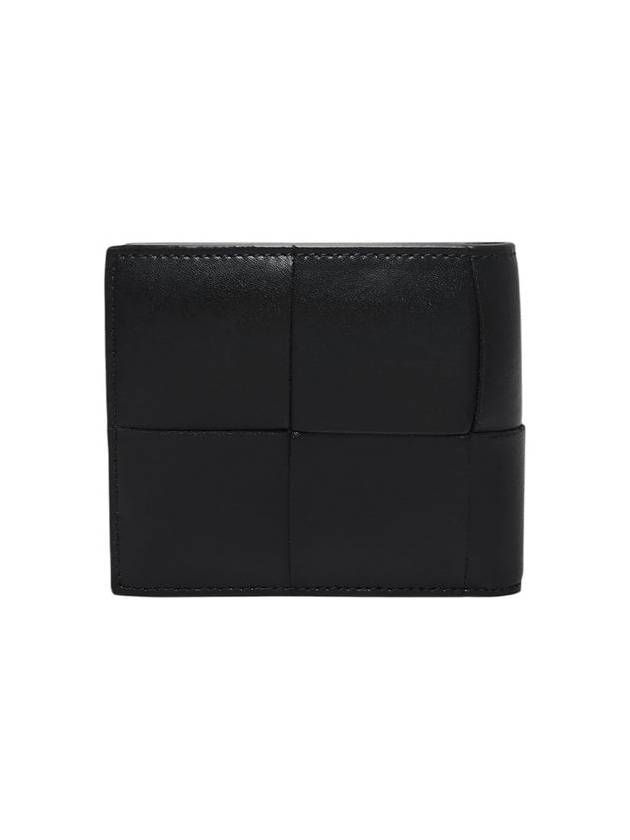 Bottega Veneta 743004 Dark Green Maxi Intrecciato Half Wallet