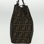 Fendi Mamma Baguette  Canvas Shoulder Bag ()