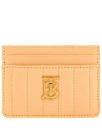 Burberry Lola Quilted Card Wallet Golden Sand