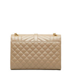 Saint Laurent Envelope Medium Chain  Shoulder Bag 600185 Beige Leather  Saint Laurent