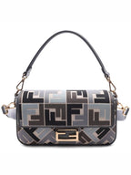 Fendi Baguette FF Embroider Shoulder Bag