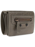 Balenciaga Balenciaga Leather Wallet, Women's, Green