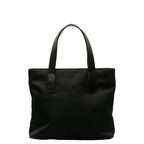 Fendi FF Logo Handbag Shoulder Bag 2WAY Black Nylon Leather Ladies Fendi