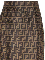 Fendi short pants FR6375A8G3F118W P24 TOBACCO
