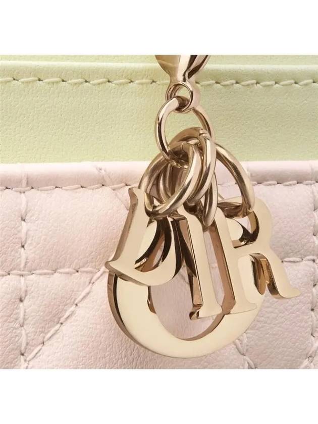 Lady Freesia Card Wallet Pink Dior