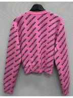 Balenciaga allover logo sweater