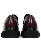 Bottega Veneta Lug Leather Loafers Jam