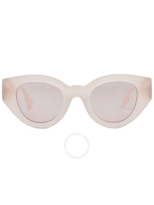 Burberry Burberry Meadow Light Pink Oval Ladies Sunglasses BE4390F 4060/5 47