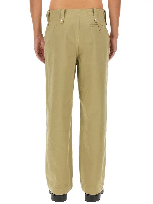 Burberry Wide Leg Cotton Twill Trousers 8076646 B0080784191