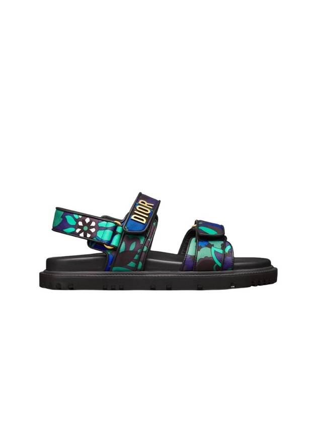 Act Technical Fabric Lambskin Sandal Cobalt Blue Dior