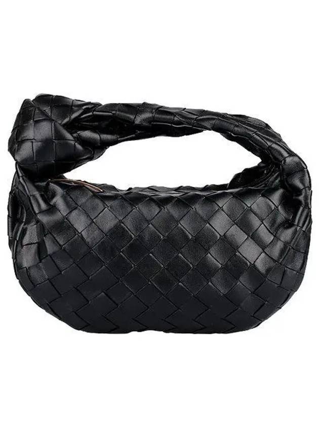 Bottega Veneta Jodie Intrecciato Small Tote Bag Black