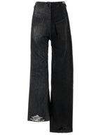 Balenciaga Fifty-Fifty Jeans Black