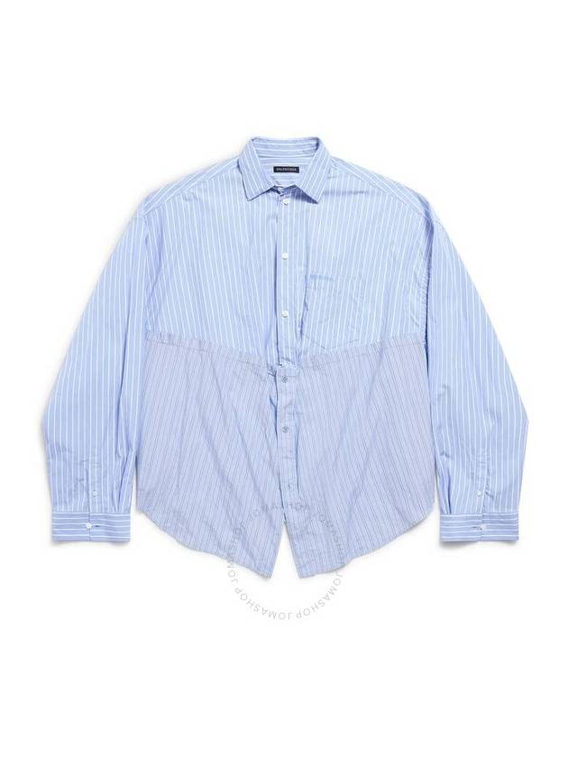 Balenciaga Balenciaga Ladies Cut Up Shirt Oversized Cotton Shirt, Brand Size 36 (US Size 2)