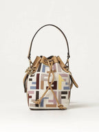 Fendi Mon Tresor FF Embroidered Bucket Bag