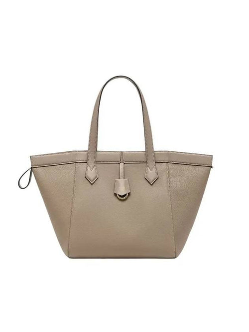 Fendi Origami Medium Leather Tote Bag Dove Grey