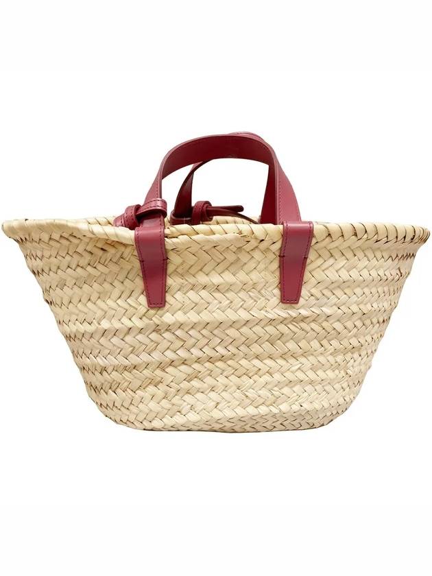 CELINE Triomphe Teen Raffia Tote Bag Beige