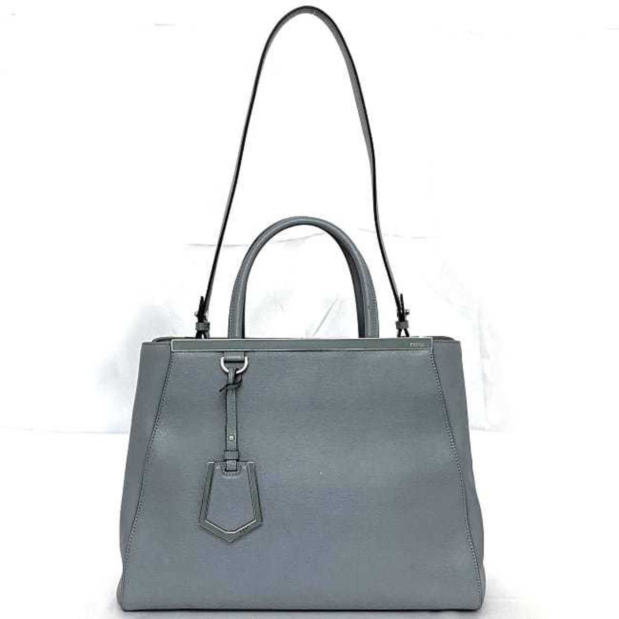 Fendi blue  Leather Tote Bag ()