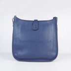 Hermes Evelyne I handbag H6309 dark blue silver