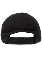 Balenciaga Cotton Base Ball Cap Black