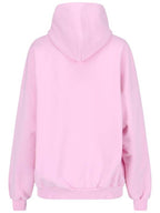 Balenciaga Beverly Hills Embroidered Hooded Top Pink