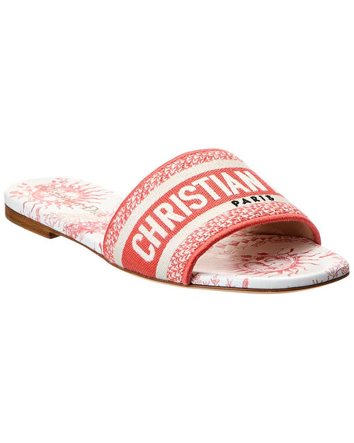 Dior DWay Canvas Flat