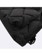 Bottega Veneta 652188 Black color maxi intrecciato nylon backpack