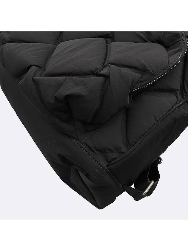 Bottega Veneta 652188 Black color maxi intrecciato nylon backpack