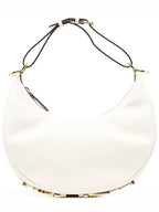 Fendi Fendigraphy Small Hobo Shoulder Bag White