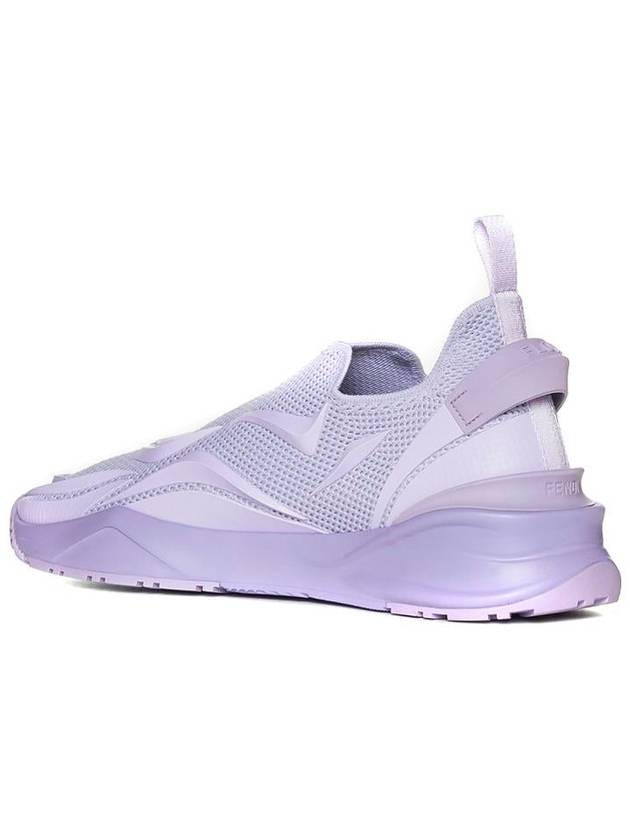 Fendi Flow Logo Low Top Sneakers Lilac