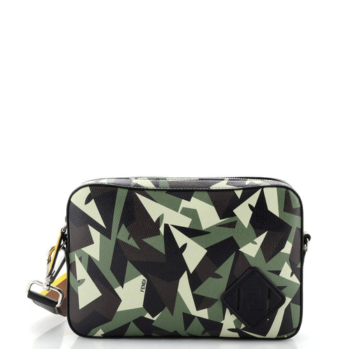 FENDI Camera Case Bag Printed Coated Canvas Medium