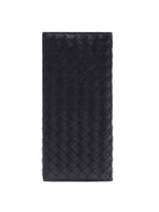 Bottega Veneta Intrecciato Continental Long Wallet Black