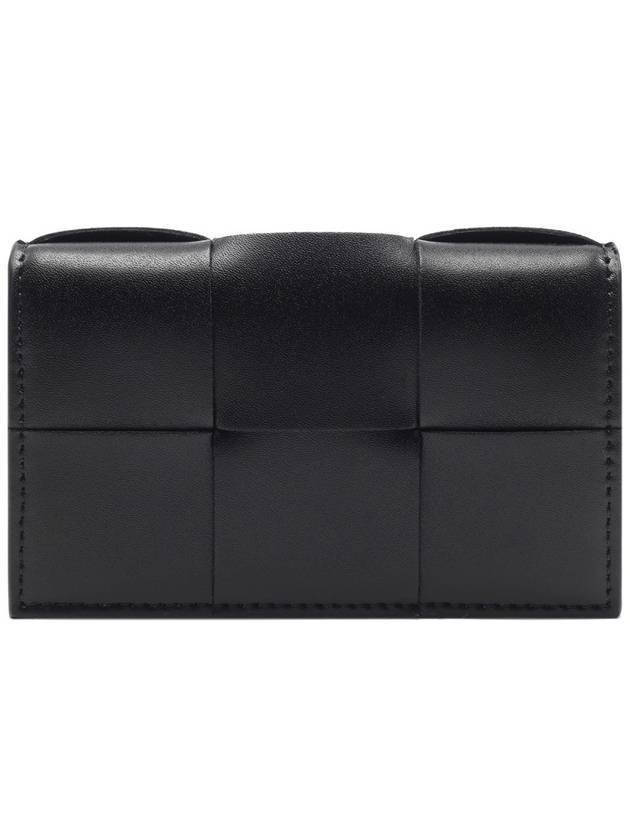 Bottega Veneta Cassette Business Card Wallet Black