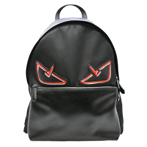 Fendi Nylon Leather Backpack ()