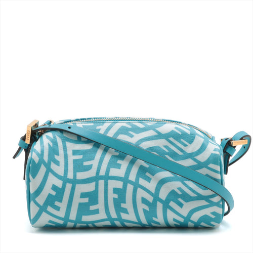 FENDI Zucca One Shoulder Bag in Blue 8BS050