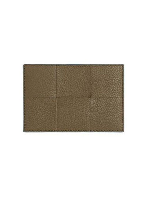 Bottega Veneta Intrecciato Leather Card Wallet Brown