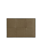 Bottega Veneta Intrecciato Leather Card Wallet Brown