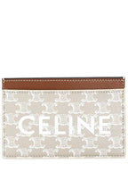 CELINE Triomphe Card Wallet Beige