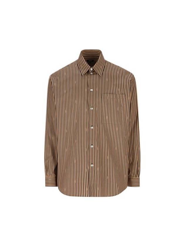 Fendi Long Sleeve Shirt FS1285ARXKF13IZ P24 TOBACCO BROWN