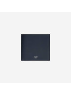 CELINE Bifold Triomphe Calfskin Half Wallet Blue Sacre